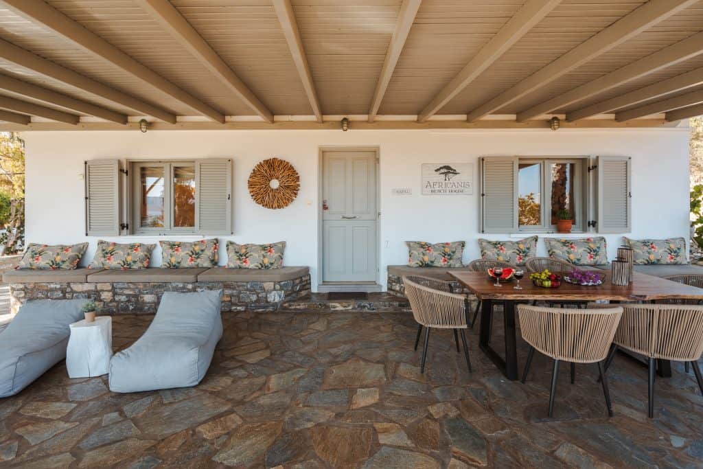 Africanis Beach Collection - Beach House - front patio